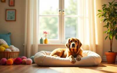 Aménager un espace confortable pour un chien en intérieur