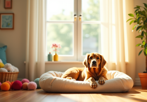 Aménager un espace confortable pour un chien en intérieur