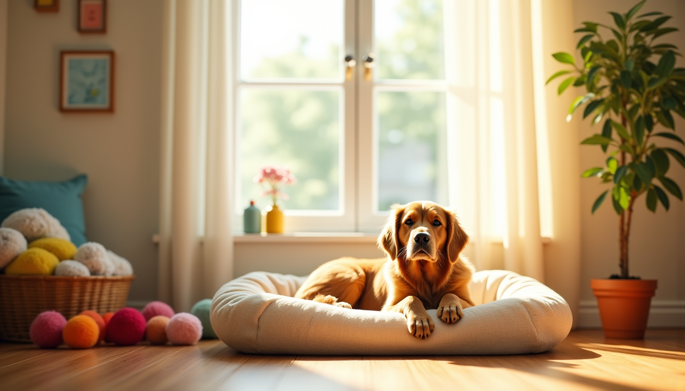 Aménager un espace confortable pour un chien en intérieur